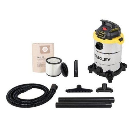 Today Only: Stanley - 8 Gallon Wet/Dry Vacuum - Stainless