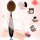 BESTOPE Makeup Brushes 10 Pieces Oval Makeup Brush Set Professional Contour Soft Toothbrush with Shaped Design for Powder Cream Concealer