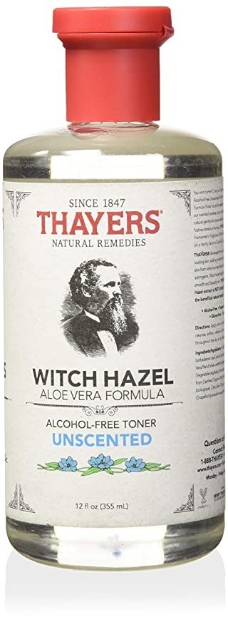 Alcohol-free Unscented Witch Hazel Toner (12-oz.) ( Pack May Vary )