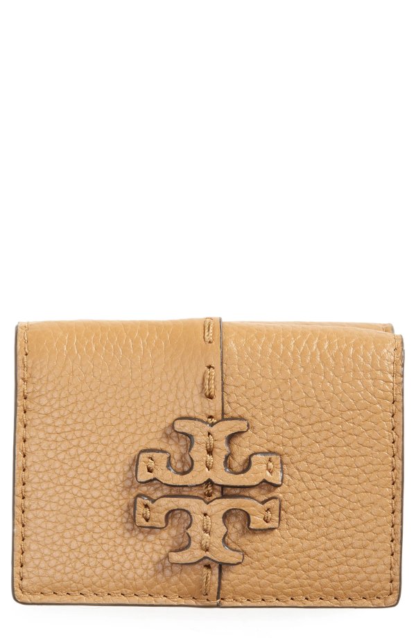 Mini McGraw Trifold Leather Wallet