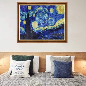 Leaflai DIY 5D Diamond Painting Starry Night Kits for Adults