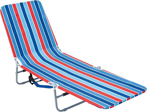 Rio Beach 便携式折叠背包沙滩休闲椅，带背包带和存储袋