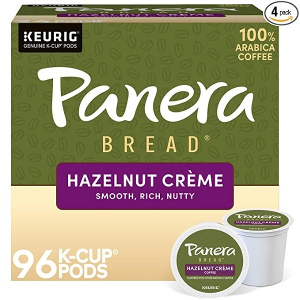 Hazelnut Creme Coffee, Keurig Single Serve K-Cup Pods, Flavored, 24 Count (Pack of 4)