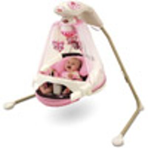 Fisher Price Papasan Cradle Swing, Mocha Butterfly T4522