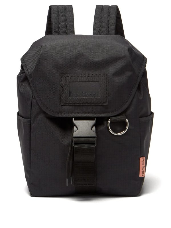 Logo-embossed ripstop backpack | Acne Studios