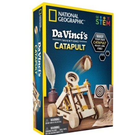 Da Vinci's Inventions Catapult, STEM Toy for Children