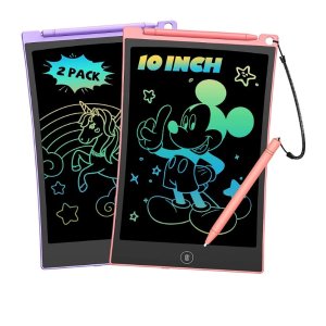 TECJOE 2 Pack 10 Inch LCD Writing Tablet for Kids