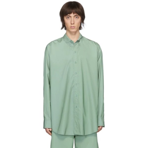 Sies Marjan - Green Reflective Anderson Shirt