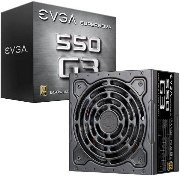 EVGA SuperNOVA 550 G3 550W 80+ 金牌全模组电源