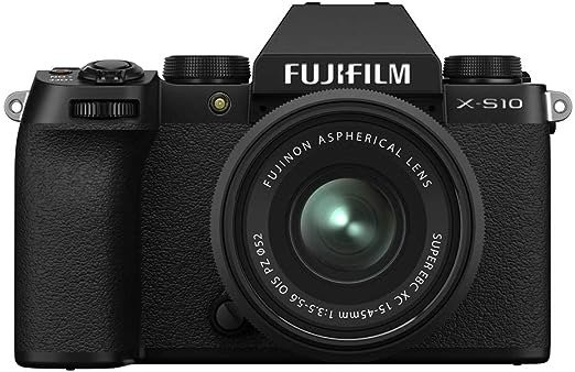 无反光镜数码相机 X-S10 镜头套件 (XC15-45) F X-S10LK-1545 黑色