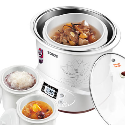 Smart Electric Stew Pot Ceramic Pot Slow Cooker DGD22-22EG