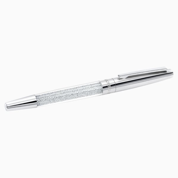 Crystalline Stardust Rollerball Pen, Chrome plated by SWAROVSKI