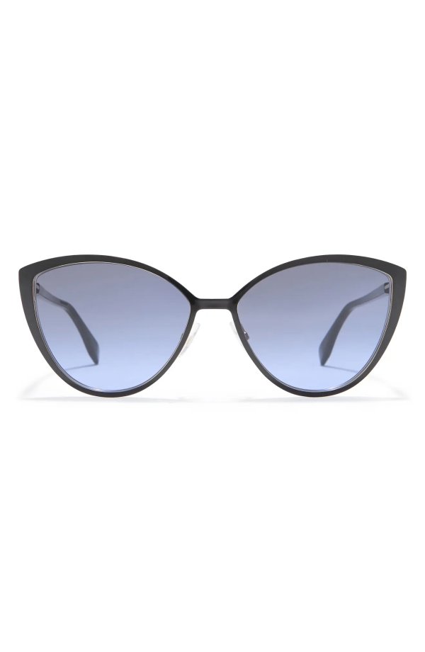 60mm Gradient Cat Eye Sunglasses