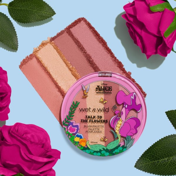 Talk To The Flowers Blush Palette Alice In Wonderland Collection