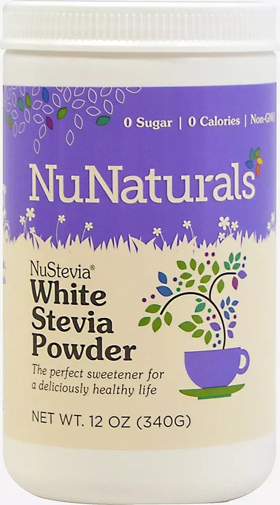 NuStevia White Stevia Powder 12 oz 12 oz Powder | Spices, Baking, & Cooking | Puritan's Pride