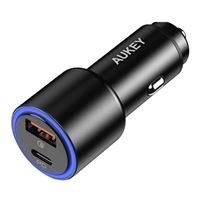 Double car charger (USB-C/USB-A) LED-36W - Micro Center