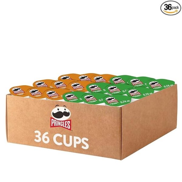 Potato Crisps Chips, Snack Stacks, Lunch Snacks, Office and Kids Snacks, Variety Pack (36 Cups)