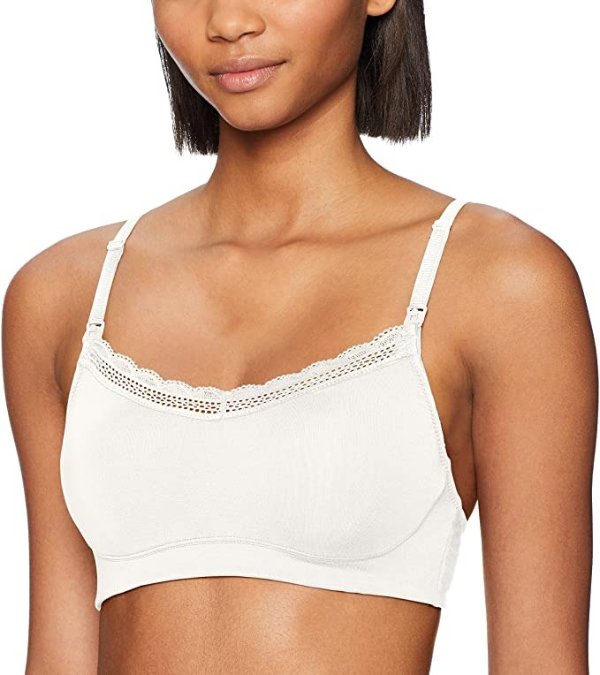 Mae Women's Modal with Lace Trim Maternity Bralette (for A-C cups)