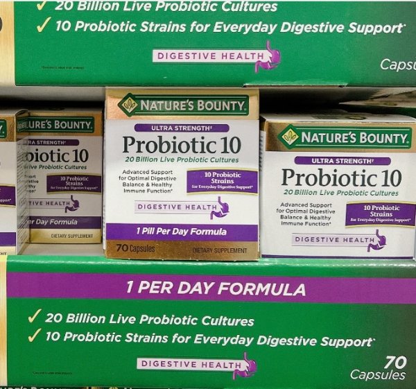 Bounty Ultra Strength Probiotic 10, 70 Capsules