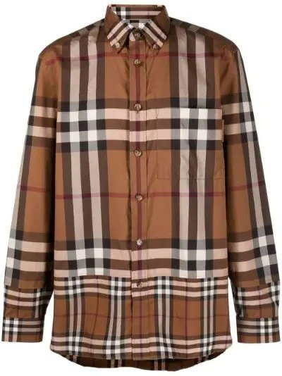Vintage Check-print cotton shirt | Burberry | Eraldo.com