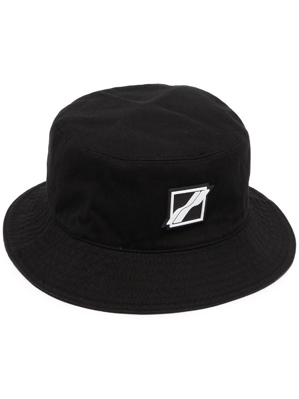 square-logo bucket hat