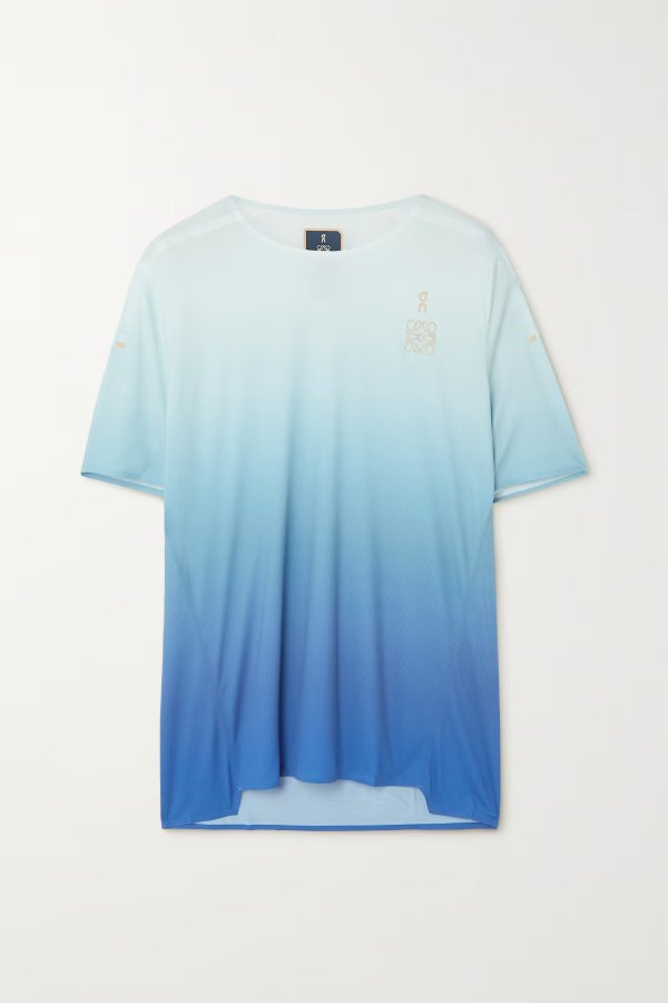 x ON printed ombre jersey T-shirt