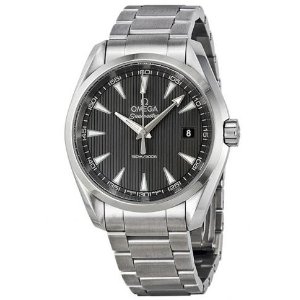BOGO: OMEGA Seamaster Aqua Terra Grey Dial Stainless Steel Men's Watch+Free one watch
