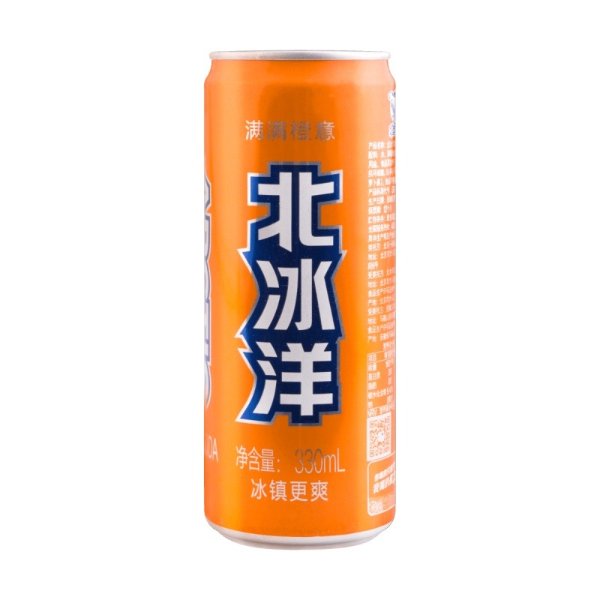 ARCTIC OCEAN Orange Flavored Soda 330ml