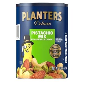 PLANTERS Pistachio Lovers Nut Mix with Pistachios, Almonds & Cashews, 1 LB 2.5 oz Canister
