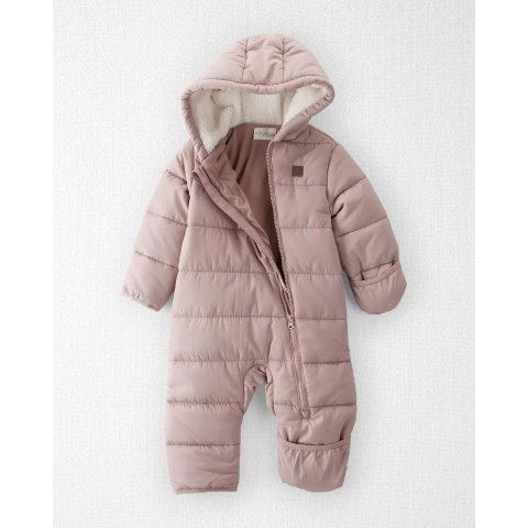 婴儿环保材质保暖连体外套