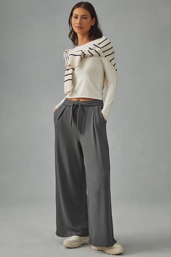 Daily Practice by Anthropologie Tie-Front Pants