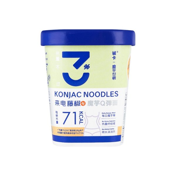 CHENGKA Konjac Flour Meal Replacement Satiating Vine Pepper Flavor