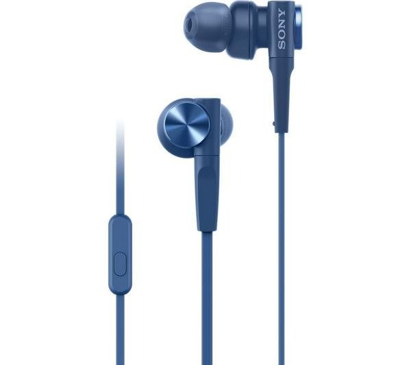MDR-XB55AP 重低音耳机 - 蓝色