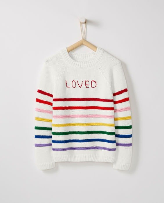 Be Loved Stripe Sweater