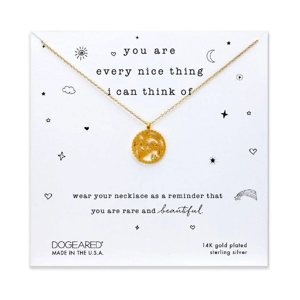 you are everything nice magical icons necklace