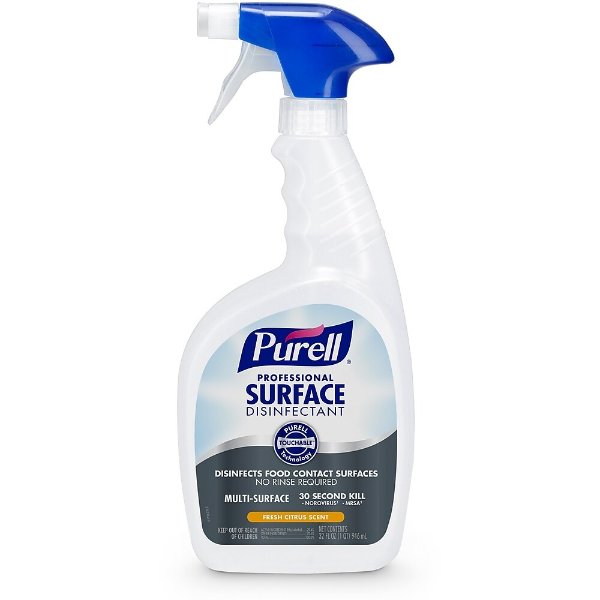 Professional Surface Disinfectant, Citrus, 32 oz Spray Bottle, 1 EA (3342-12)
