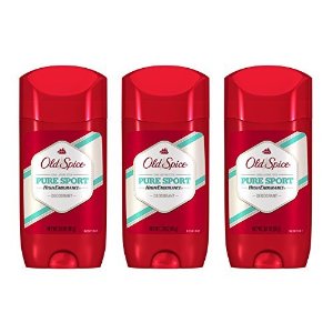 Old Spice High Endurance Invisible Solid Fresh Scent Men's Anti-Perspirant & Deodorant 3 Oz (Pack of 3)