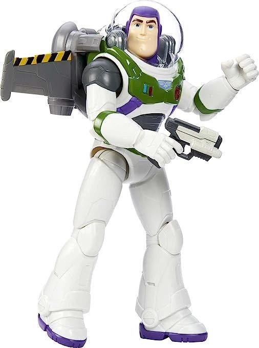 Lightyear Toys 12-in Action Figure with Accessories, Space Ranger Gear Alpha Buzz with Jetpack & Blaster