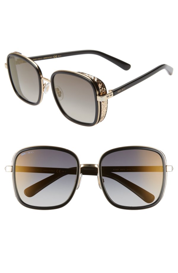 Elva 54mm Square Sunglasses