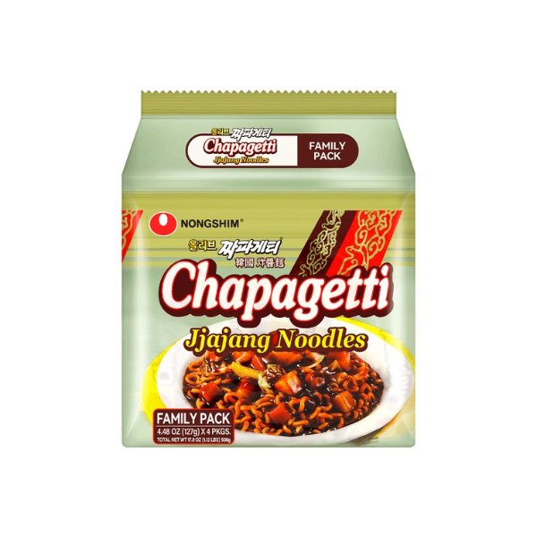 Chapagetti Noodles with Chajang Black Bean Sauce - 4 Packs* 4.47oz