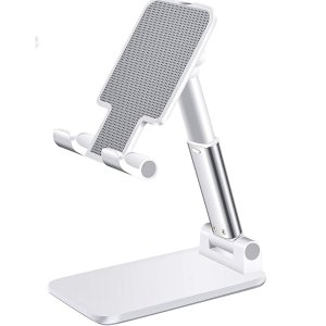 Cell Phone Stand, ANDATE Angle Height Adjustable Cell Phone Stand for Desk