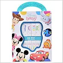Disney Baby Mickey Mouse, Minnie, Toy Story and More! - My First Library Board Book Block 12-Book Set - First Words, Shapes, Numbers, and More! - PI Kids