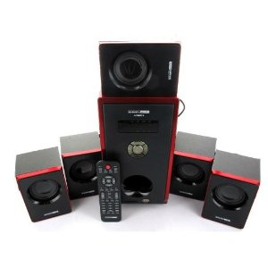 Acoustic Audio AA5103  5.1 Channel Home Theater & Surround Sound Speaker System