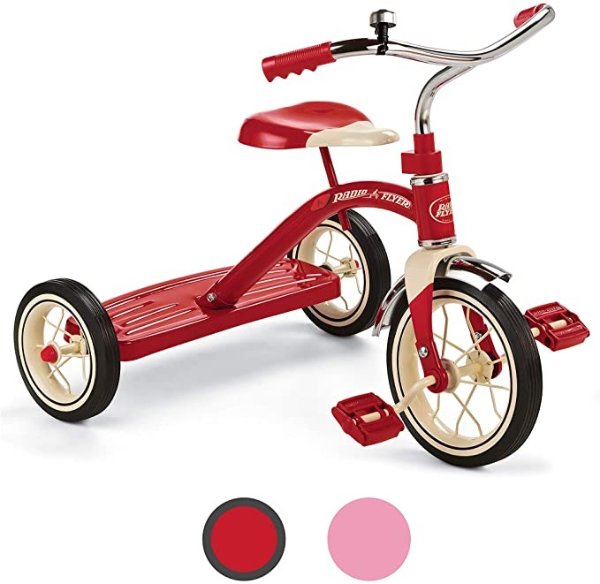 Classic Red 10" Tricycle for Toddlers ages 2-4 (34B)
