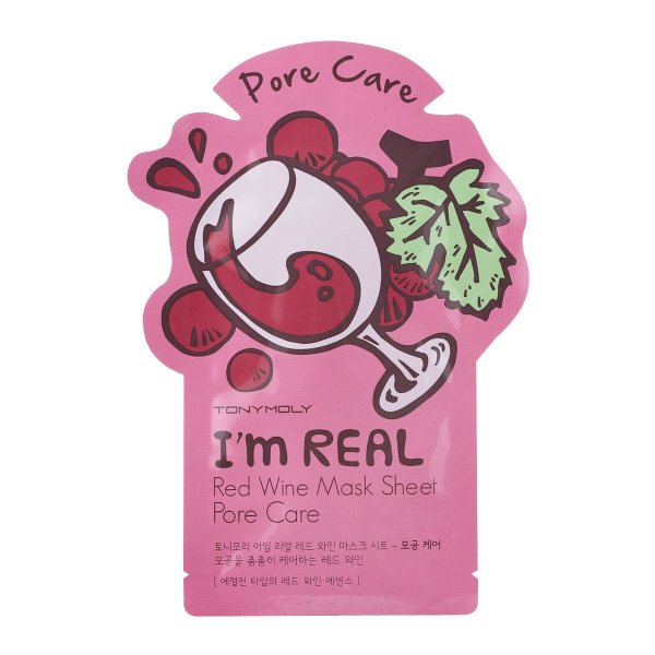 I'm Real Red Wine Face Mask Sheet - Pore Care