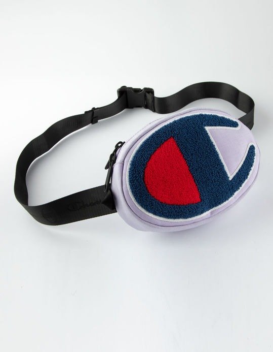 Color Block Gray & Red Fanny Pack