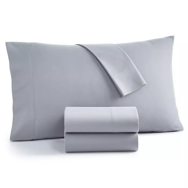 Easy Care Solid Microfiber 4-Pc. Sheet Set, Queen, Created for Macy's