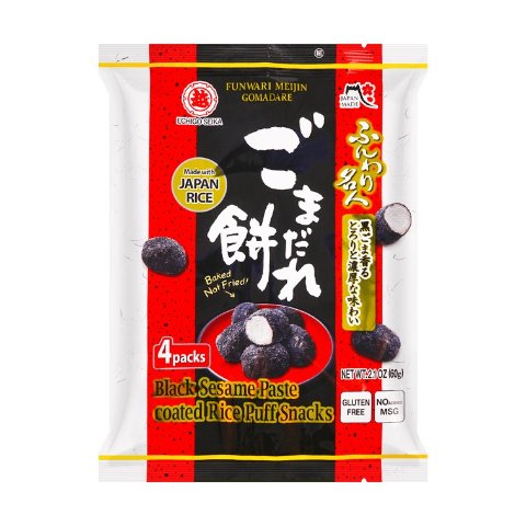 ECHIGOSEIKA越后制果 米果波波球 黑芝麻味 60g