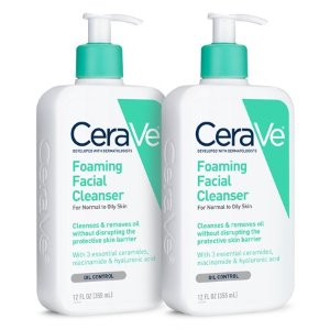 CeraVe 洗面乳2瓶装 适合中性或油性肌肤