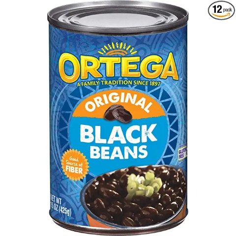 Ortega 原味黑豆 15oz 12罐